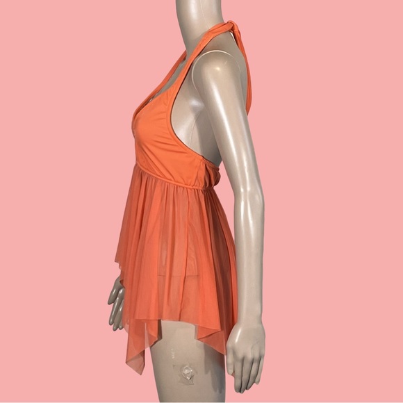 Venus Vintage HalterTop Swimwear Handkerchief Fairycore Coquette Beach Size 8 - Picture 2 of 7